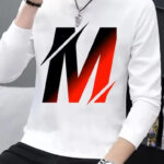 Polyester Round Neck Full Sleeve Casual Men tshirt