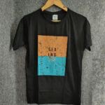 Trendy Cotton Blend Black Tees For Men