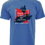 Men's Round Neck Printed Half Sleeve  T-shirt