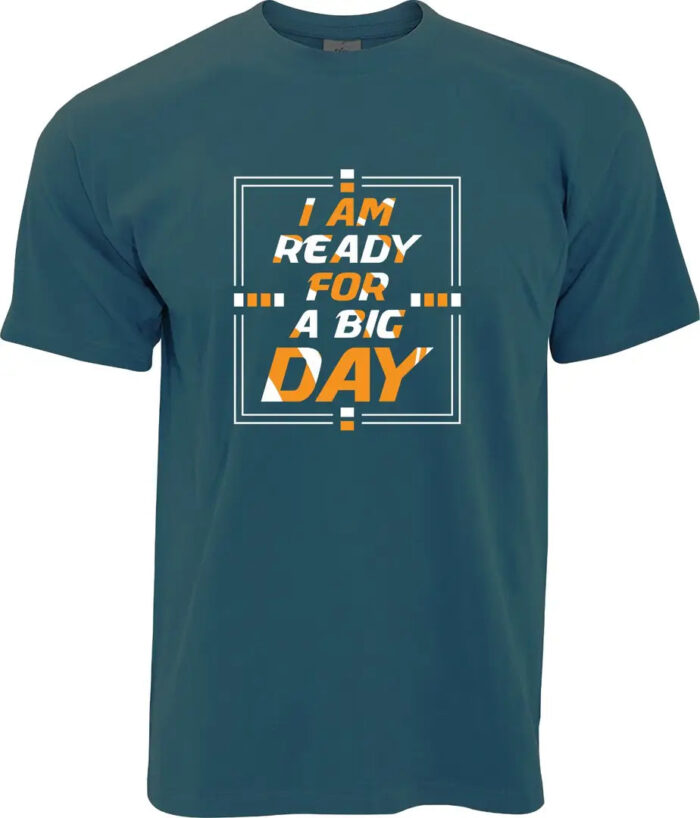 Men's Round Neck Printed Half Sleeve  T-shirt