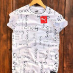 Men's Round Neck Printed Half Sleeve  T-shirt