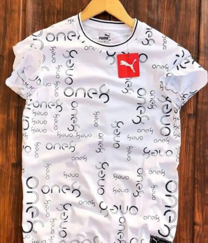 Men's Round Neck Printed Half Sleeve T-shirt