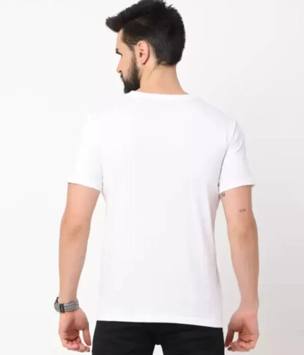 Men's Round Neck Printed Half Sleeve T-shirt