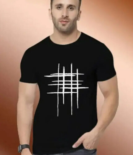 Men Printed Half Sleeeves Casual T shirt pack Of 1