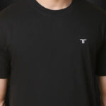 Reliable Cotton Blend Solid Round Neck Tshirt For Men