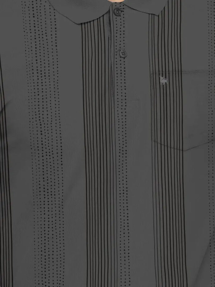 BULLMER Mens Regular Fit Printed Polo Neck/Collared Tshirt