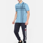 BULLMER Mens Regular Fit Printed Polo Collared Tshirt