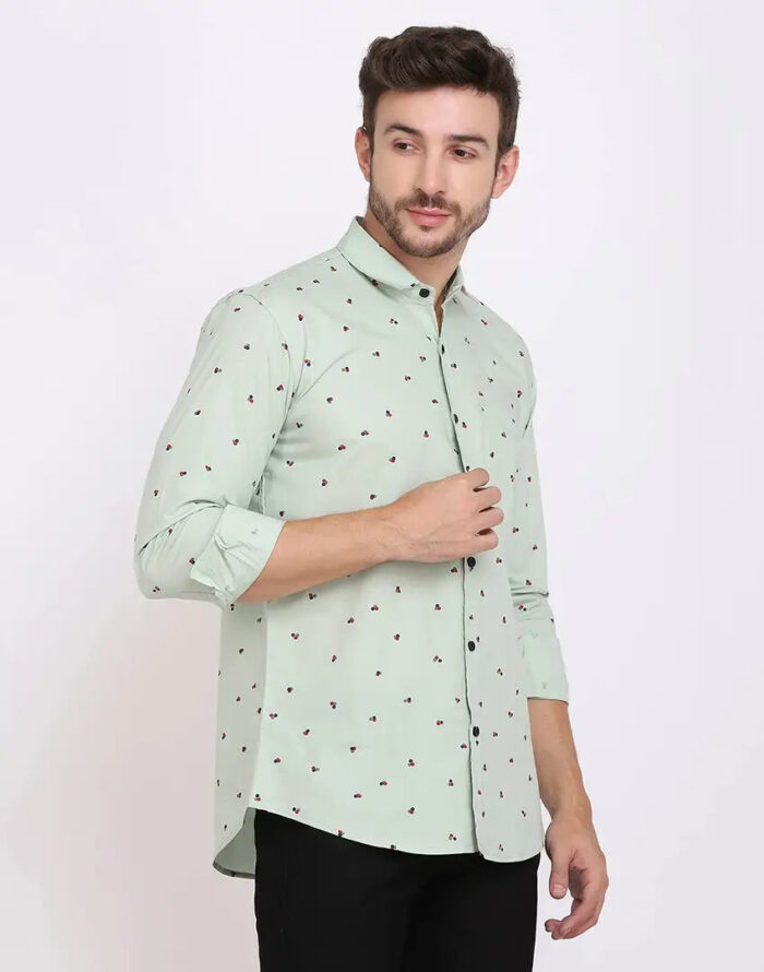 339fad2e-9d9b-4310-ab37-d6cfb40d6f58_6487504-originnm80prcnt FEBIA Mens Cottonblend Polka Print Fullsleeve Shirt