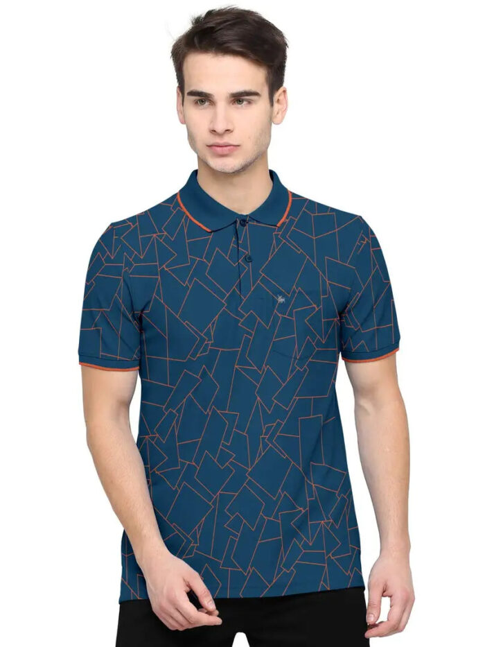 3707efdc-8763-4cbf-9ec6-b95a71550438_235207-originnm80prcnt BULLMER Mens Regular Fit Printed Cotton Polo Tshirt