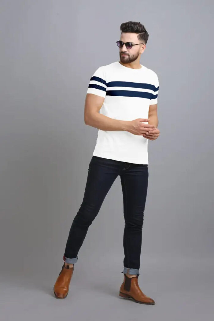 3a6bbd16-ab11-4838-814b-52fba4e63bf4_11218543-originnm80prcnt AUSK Men's Regular Round Neck Half Sleeves T-Shirts (Color:White & Blue-Size:XX-Large)