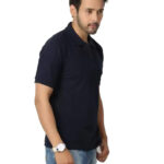 KEOTI Poly Cotton Polo Collar Plain Comfort Fit T-Shirt for Mens