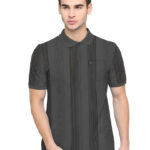 BULLMER Mens Regular Fit Printed Polo Neck/Collared Tshirt