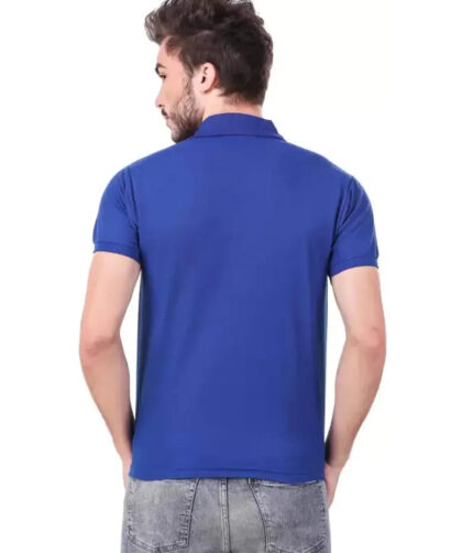 KEOTI Poly Cotton Polo Collar  Plain Comfort Fit T-Shirt for Mens