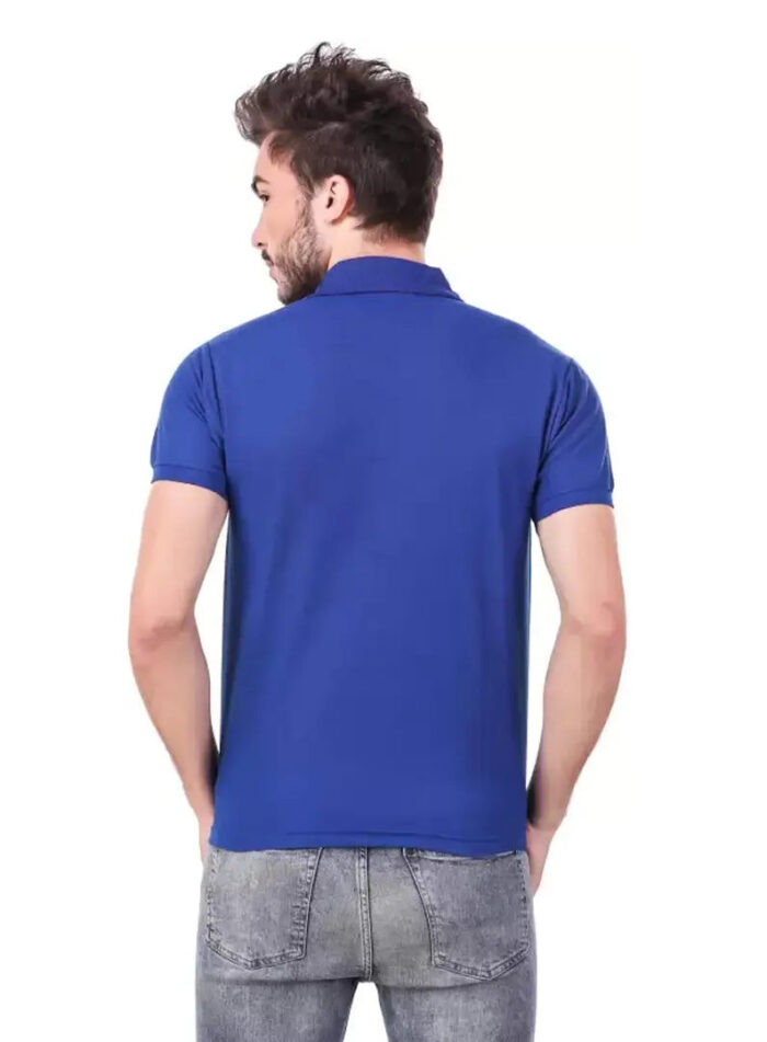 KEOTI Poly Cotton Polo Collar  Plain Comfort Fit T-Shirt for Mens