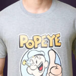 Reliable Cotton Blend Printed Round Neck Tshirt For Men