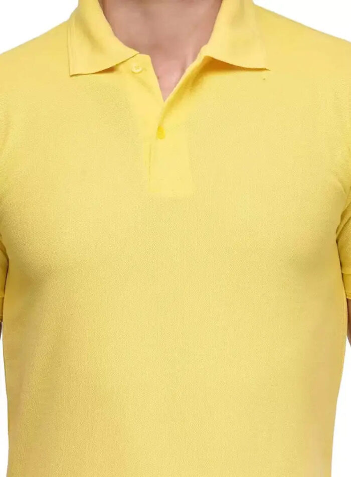 KEOTI Poly Cotton Polo Collar  Plain Comfort Fit T-Shirt for Mens