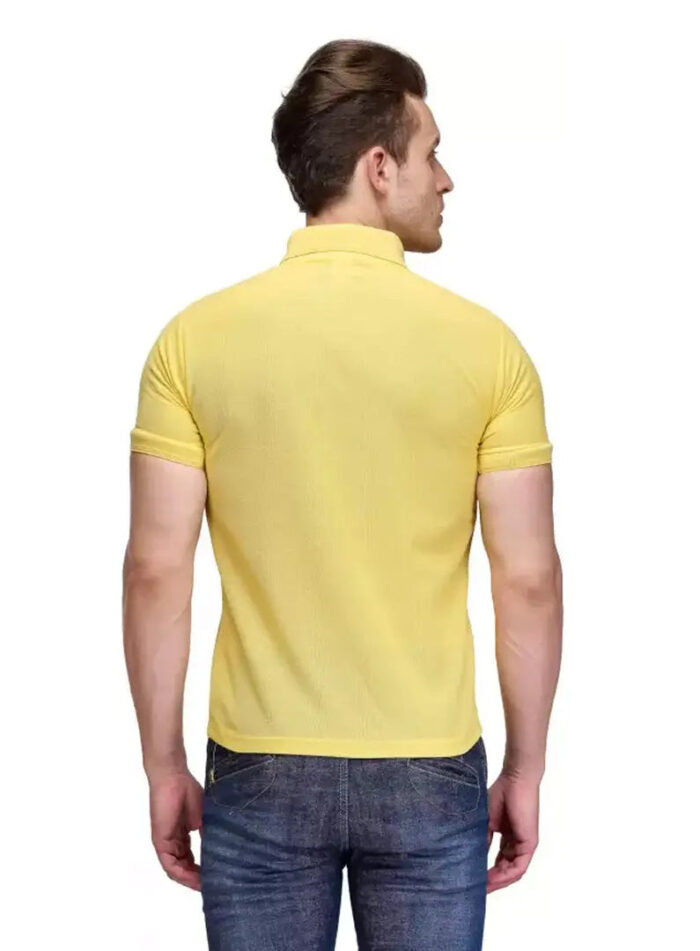 KEOTI Poly Cotton Polo Collar  Plain Comfort Fit T-Shirt for Mens