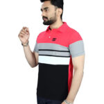 DYRECTDEALS Men's Regular Fit Pink Polo T-Shirts