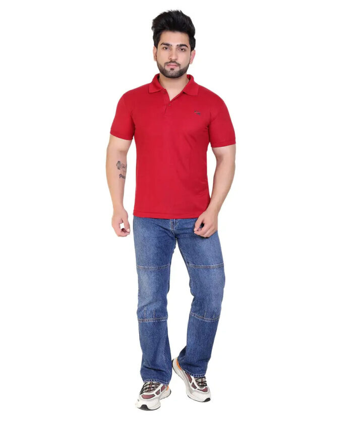 663c3fa8-0937-4c09-a1b4-46c36505feab_25967029-originnm80prcnt_e102163a-0229-4280-8267-16f326c8a991 COMPANY ME Matty Men's Plain Polo T-Shirt, Classic Collar, Smart Casual Wear, Multiple Colors | Polo Collar T-Shirts for Men | Menswear T-Shirts (Pack of 1) (X-Large, Maroon)