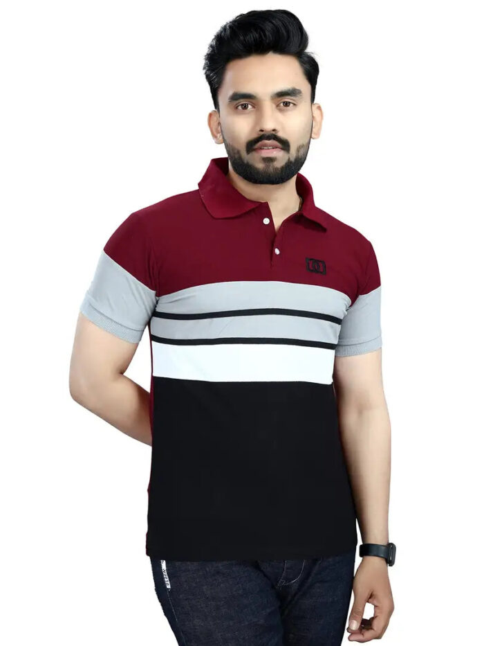 71826afa-9851-48ce-a7c7-6e996fdb68bb_21062516-originnm80prcnt DYRECTDEALS Men's Regular Fit Maroon Polo T-Shirts