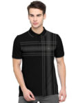 BULLMER Mens Regular Fit Printed Polo Collared Tshirt