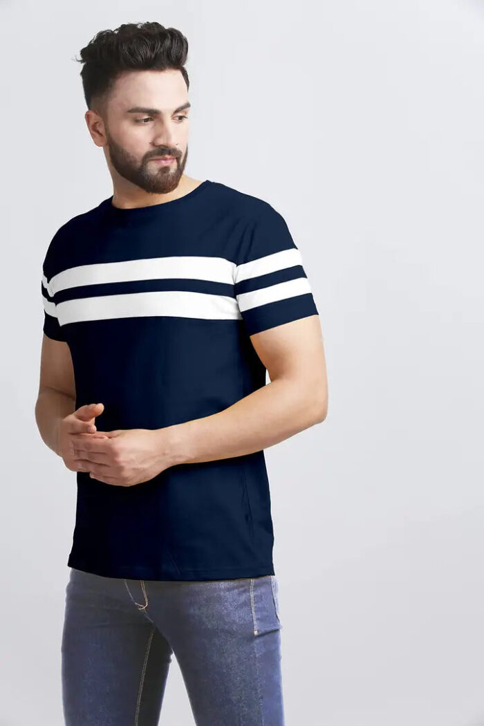 853460dd-d465-44ee-9559-8e314af25d0c_11218543-originnm80prcnt AUSK Men's Regular Round Neck Half Sleeves T-Shirts (Color:Navy Blue & White-Size:Large)