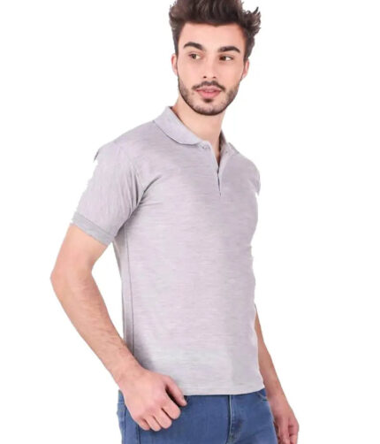 KEOTI Poly Cotton Polo Collar  Plain Comfort Fit T-Shirt for Mens