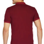 More More Men's Solid Regular Fit Polo