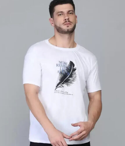 Men Printed Half Sleeeves Casual T shirt pack Of 1