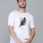 Men Printed Half Sleeeves Casual T shirt pack Of 1