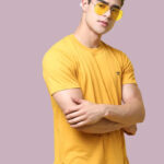 Reliable Cotton Blend Solid Round Neck Tshirt For Men