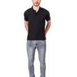KEOTI Poly Cotton Polo Collar  Plain Comfort Fit T-Shirt for Mens