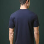 Reliable Cotton Blend Printed Round Neck Tshirt For Men