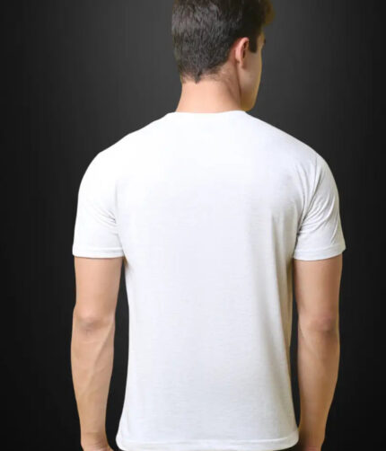 Reliable Cotton Blend Solid Round Neck Tshirt For Men