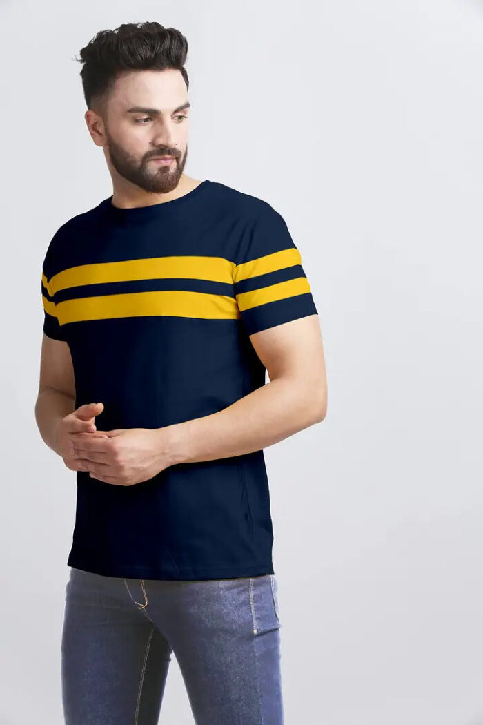 bf42f2a4-74d5-47c7-92e4-9eabe6601467_11218543-originnm80prcnt AUSK Men's Regular Round Neck Half Sleeves T-Shirts (Color:Blue & Yellow-Size:Large)