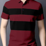 Reliable Multicoloured Cotton Blend Colourblocked Polos For Men
