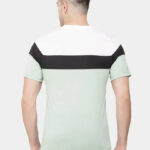 Ekom Cotton Blend T-Shirt for Men Boys | Half Sleeve Color Block Tshirt