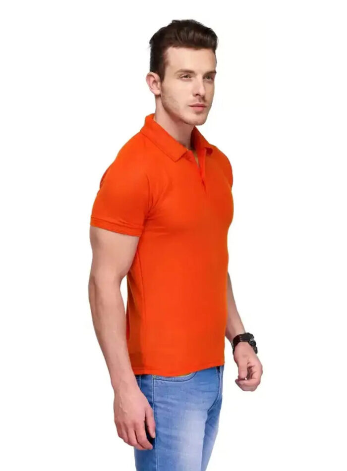 KEOTI Poly Cotton Polo Collar  Plain Comfort Fit T-Shirt for Mens