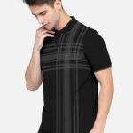 BULLMER Mens Regular Fit Printed Polo Collared Tshirt