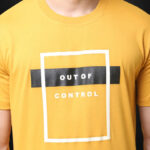 Reliable Cotton Blend Printed Round Neck Tshirt For Men