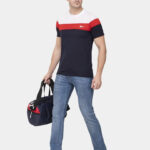 Ekom Cotton Blend T-Shirt for Men  Boys | Half Sleeve Color Block Tshirt