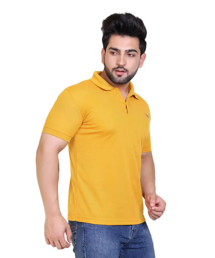 COMPANY ME Matty Men's Plain Polo T-Shirt, Classic Collar, Smart Casual Wear, Multiple Colors | Polo Collar T-Shirts for Men | Menswear T-Shirts (Pack of 1)