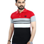 DYRECTDEALS Men's Regular Fit Red Polo T-Shirts