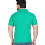 COMPANY ME Matty Men's Plain Polo T-Shirt, Classic Collar, Smart Casual Wear, Multiple Colors | Polo Collar T-Shirts for Men | Menswear T-Shirts (Pack of 1) (Large, Sea Green)