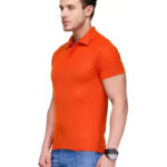 KEOTI Poly Cotton Polo Collar  Plain Comfort Fit T-Shirt for Mens