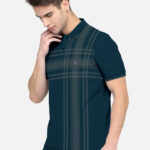 BULLMER Mens Regular Fit Printed Polo Collared Tshirt