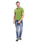 KEOTI Poly Cotton Polo Collar Plain Comfort Fit T-Shirt for Mens
