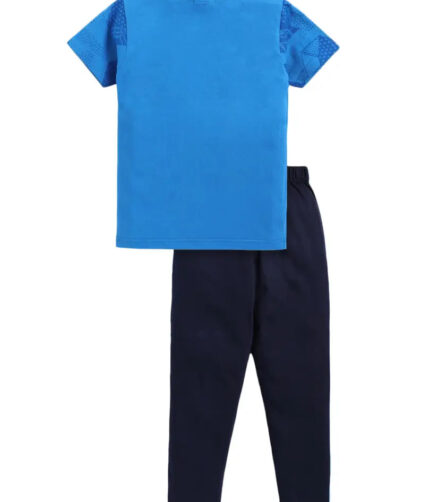 Stylish Boys Set of Cotton Graphic Printed Tshirt Track Pant Regular Fit
