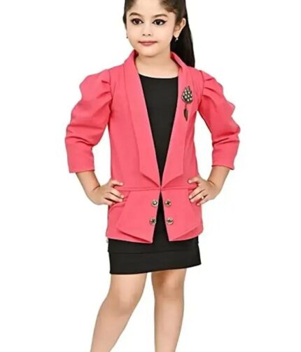 Dress for Kids Girls with Shrug
