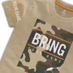 Boys Pack of 3 Typography Printed Round Neck Half Sleeve T-Shirts